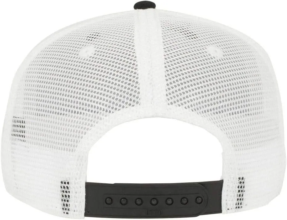 OTTO SNAP Hawaiian Pattern Square Flat Visor 6 Panel Pro Style Snapback Hat