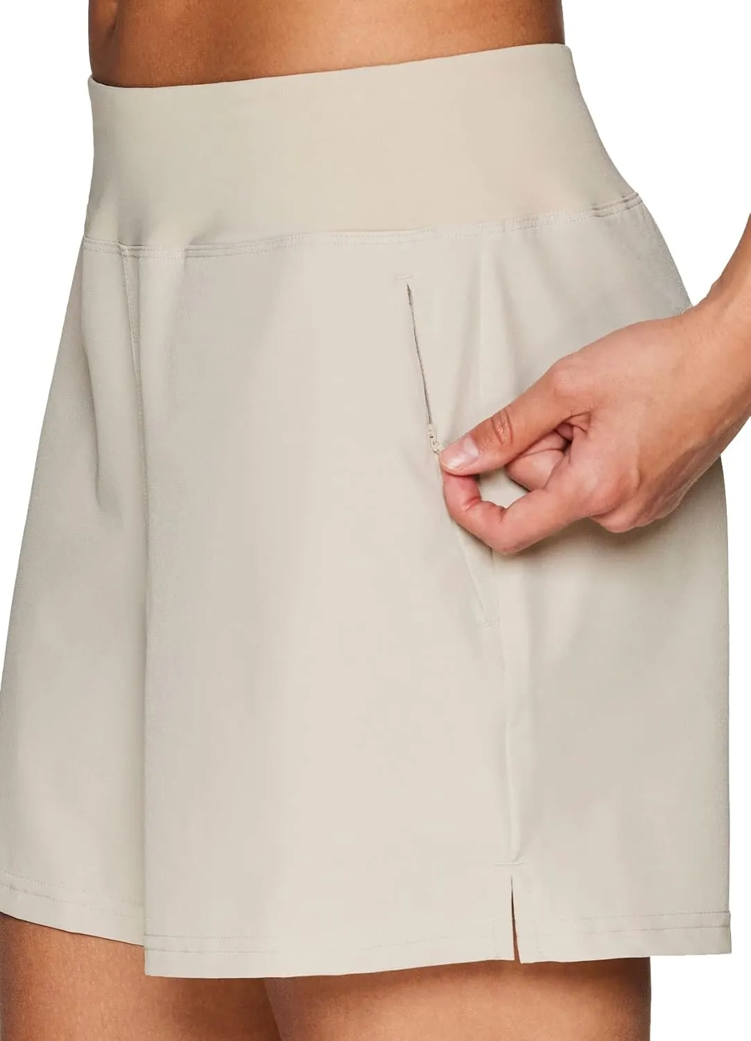RBX Active Women's Relaxed Fit Breathable Ventilated Stretch Woven Athletic Walking Short with Pockets
