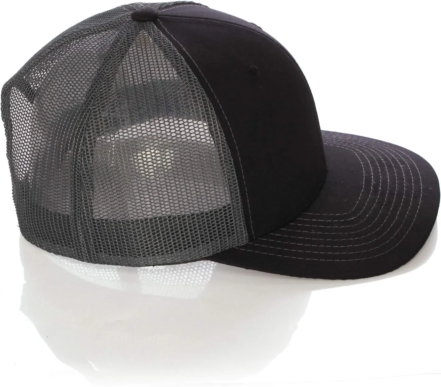 Structured Trucker Mesh Hat Custom Colors Letter D Initial Baseball Mid Profile