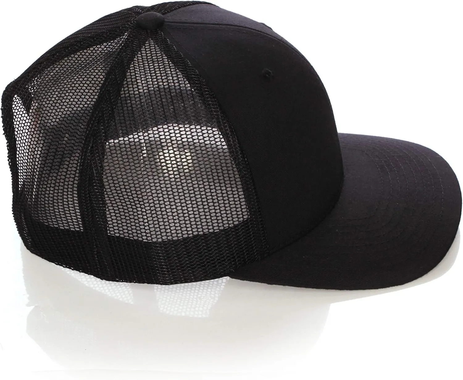 Structured Trucker Mesh Hat Custom Colors Letter D Initial Baseball Mid Profile