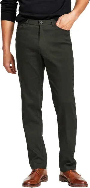 Tommy Hilfiger Mens Solid Modern Fit Stretch Casual Chino Pants, Green, 38W x 30L