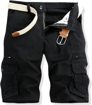 utcoco Men's Cargo Short Relaxed Fit Multi-Pocket Cotton Cargo Shorts for Men