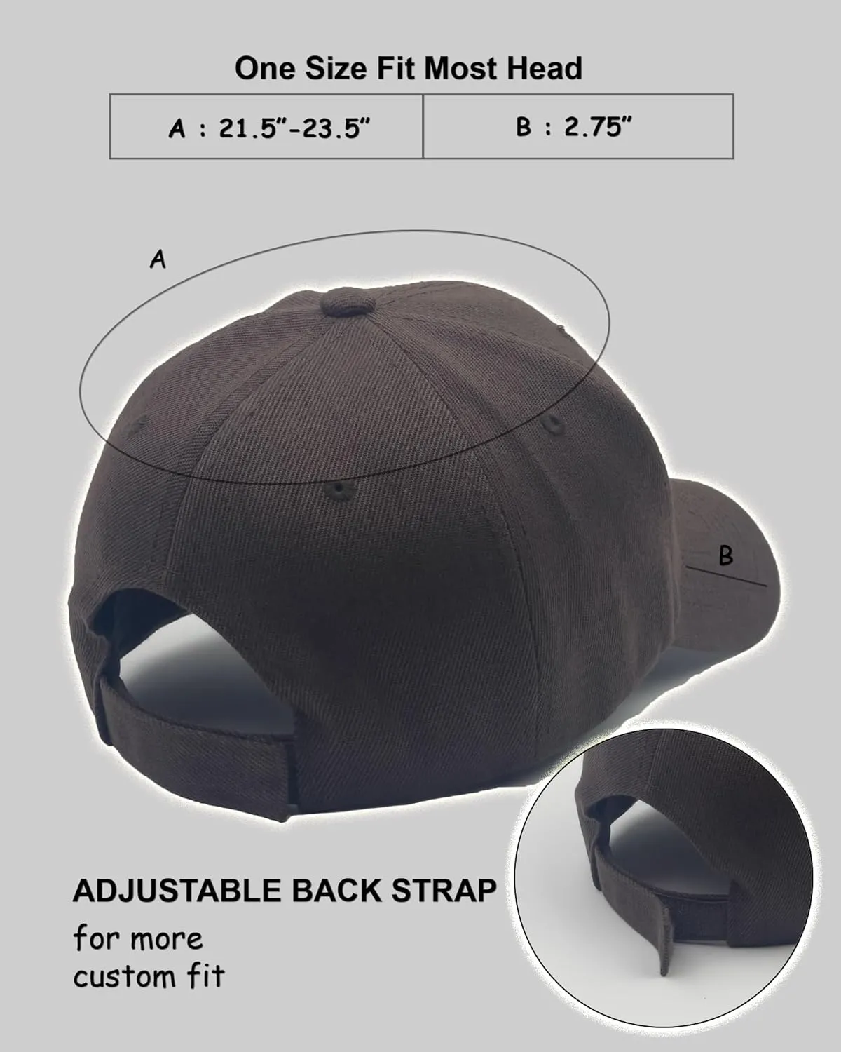 Utmost Structured Baseball Cap with Adjustable Closure - Performance Hat for Outdoor Activities and Custom Embroidery