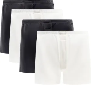 VISSAY Satin Boxers for Men, Silk Feeling Sleep Shorts Underwear Pack, Silky Pajama Shorts