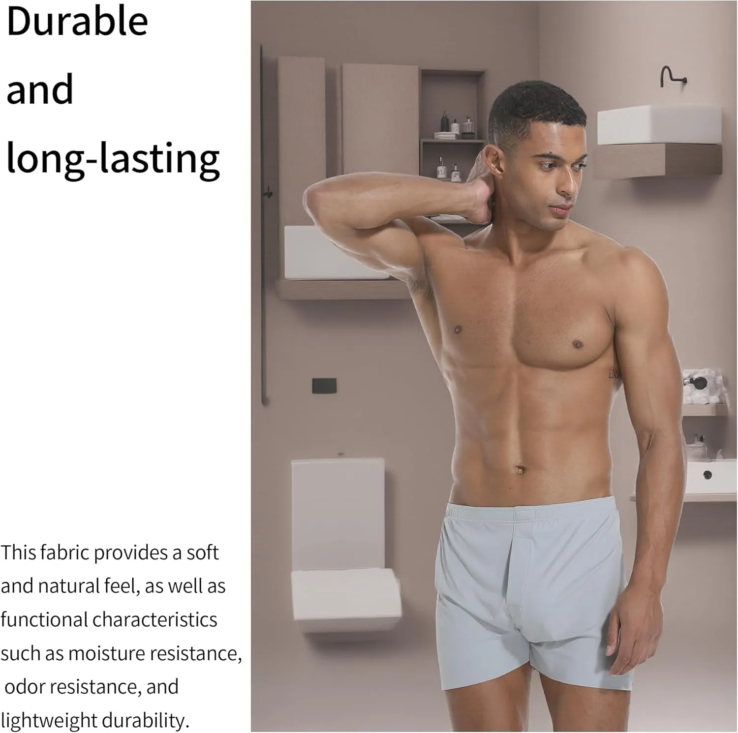 VISSAY Satin Boxers for Men, Silk Feeling Sleep Shorts Underwear Pack, Silky Pajama Shorts