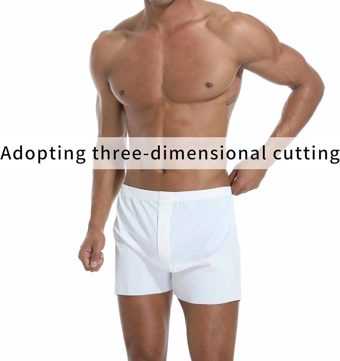 VISSAY Satin Boxers for Men, Silk Feeling Sleep Shorts Underwear Pack, Silky Pajama Shorts