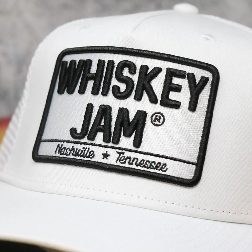 Whiskey Jam WJ Tractor Adjustable Snapback Trucker Hats