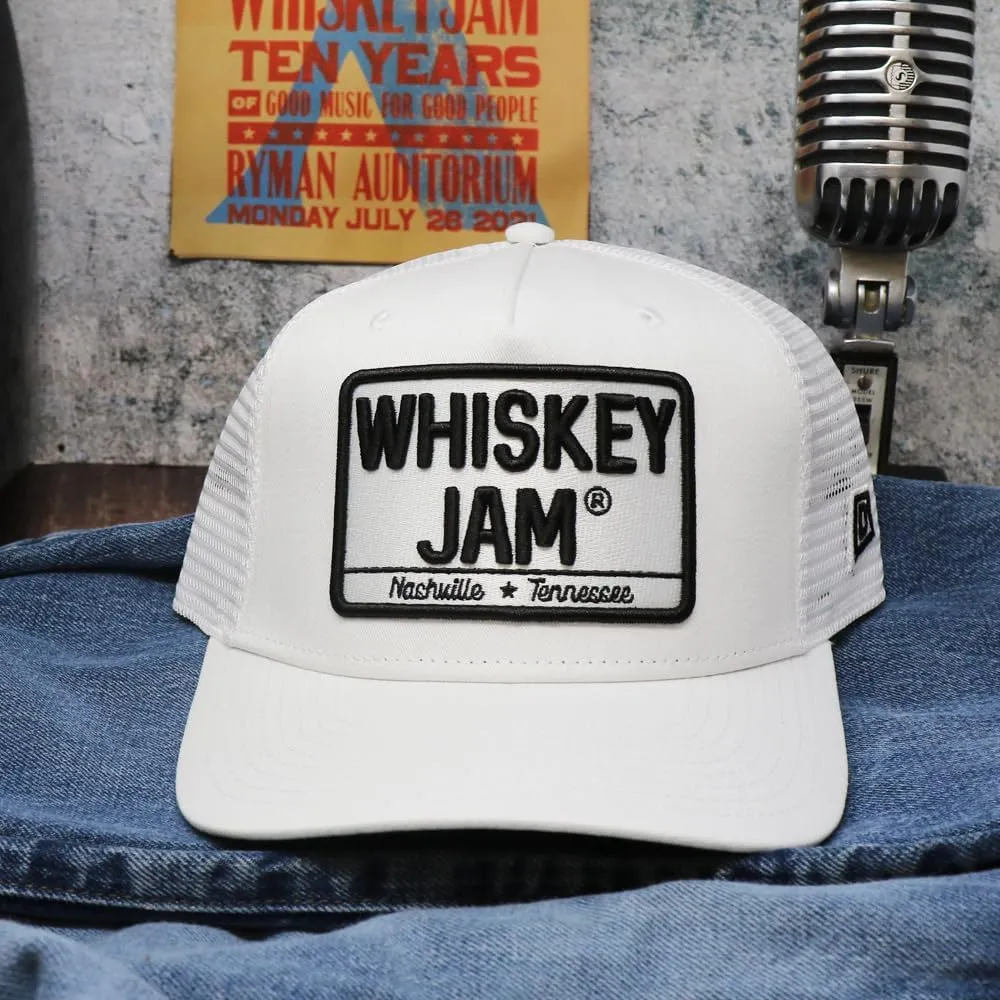 Whiskey Jam WJ Tractor Adjustable Snapback Trucker Hats