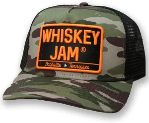 Whiskey Jam WJ Tractor Adjustable Snapback Trucker Hats