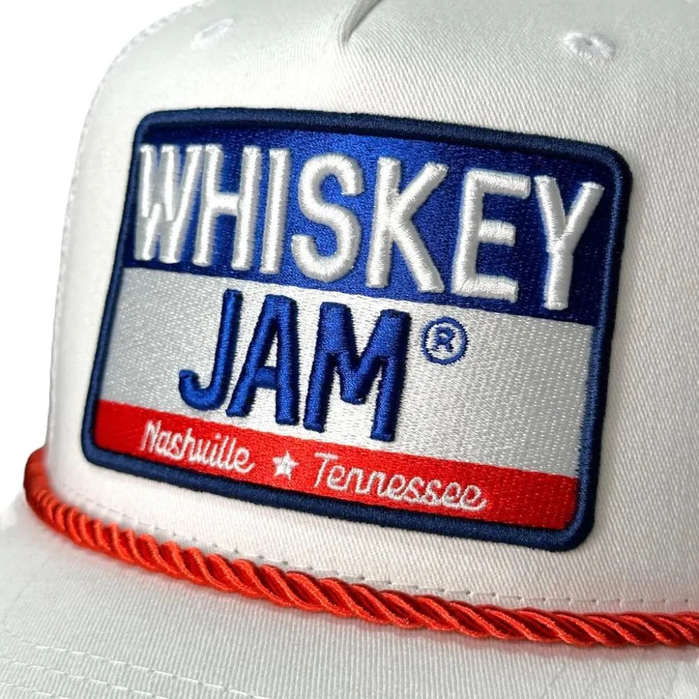 Whiskey Jam WJ Tractor Adjustable Snapback Trucker Hats