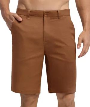 Willit Men's Linen Shorts Dress Summer Casual Work Linen Shorts Flat Front with Pockets 10"