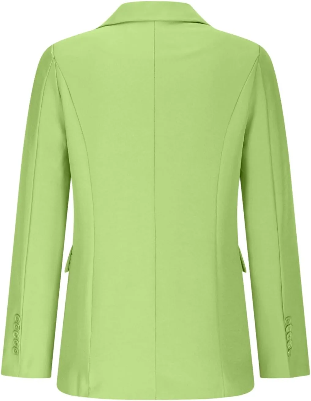 Womens Blazers 2024 Fall Bussiness,Casual Long Sleeve Button Open Front Suit Jackets, Work Clothes with Pockets