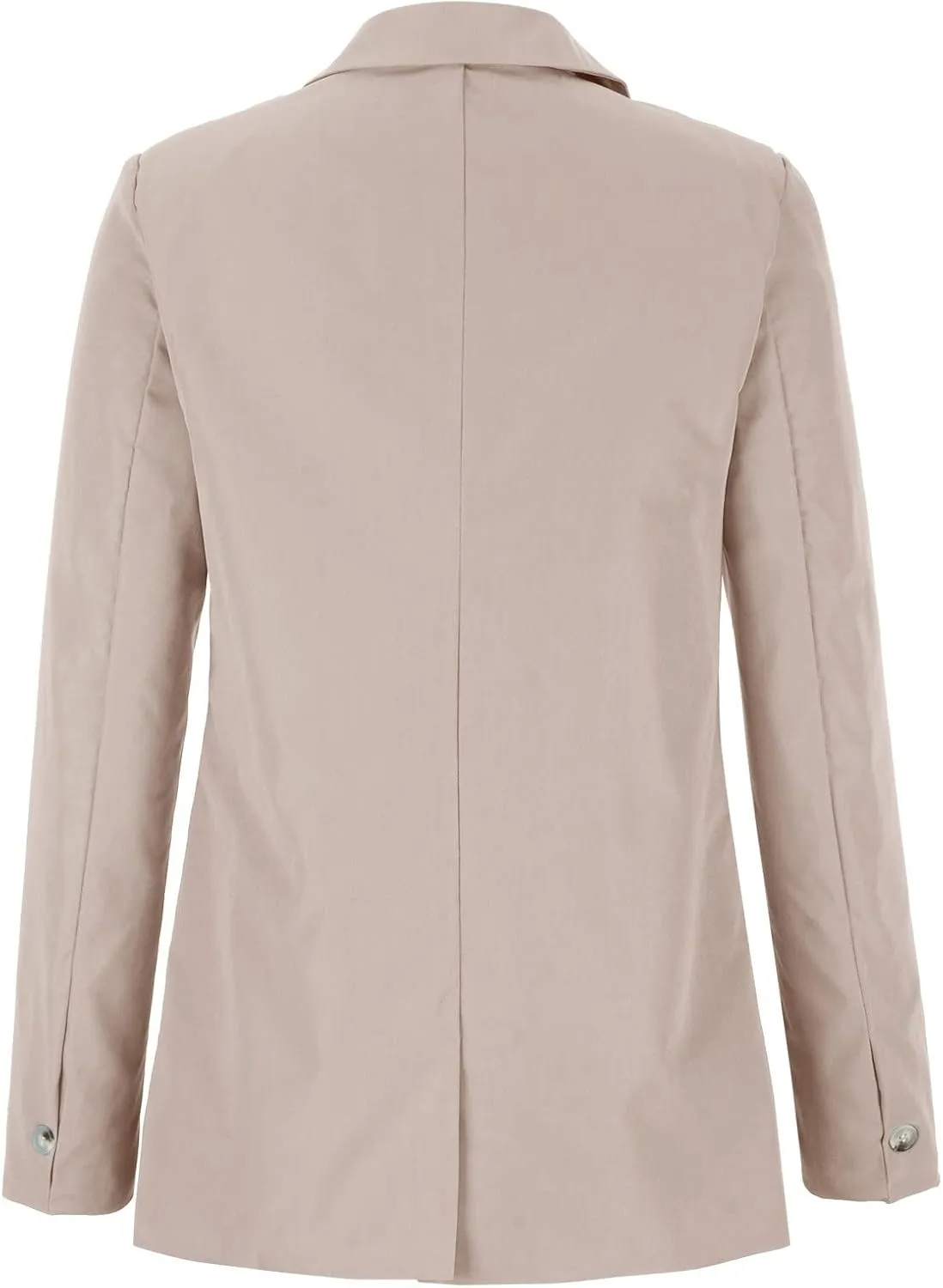 Womens Boyfriend Blazers Notched Lapel Open Front One Button Long Sleeve Suit Jackets Business Casual Loose Outfits