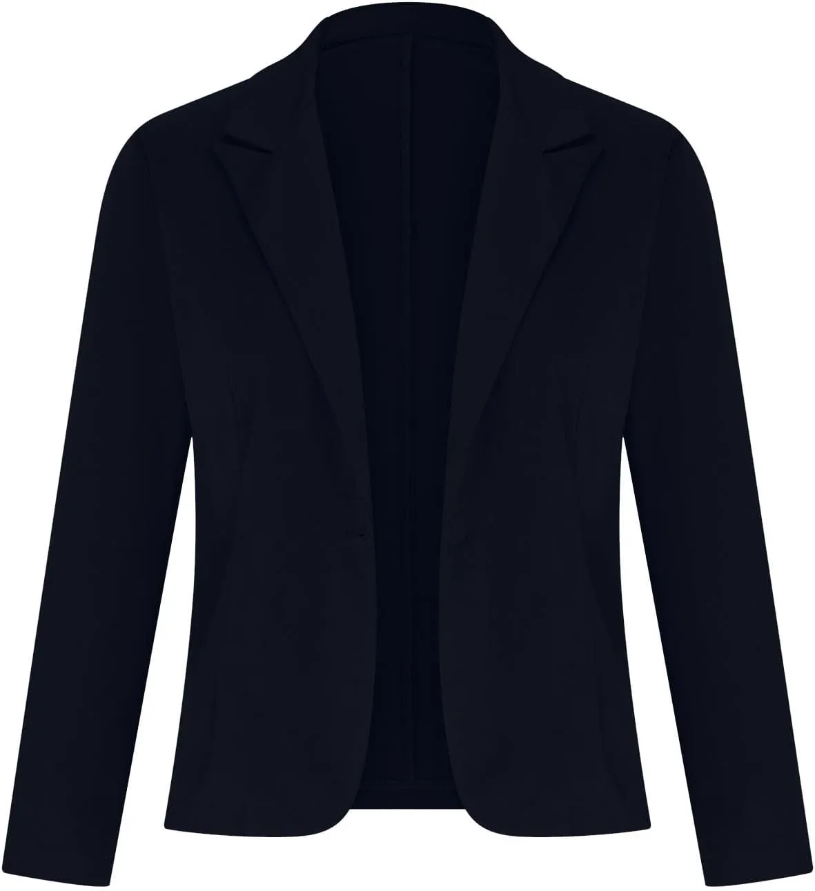 Womens Casual Dressy Blazer Jackets Long Sleeve Button Lapel Collar Cardigan Formal Business Work Office Suit Coat
