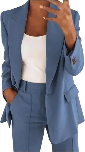 Women's Summer Blazer Lapel Sleeveless Pocket Dressy Elegant Trendy Outdoor Comfort Fit Stylish Suit Jackets