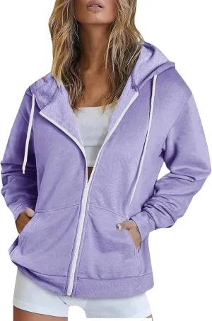 Womens Y2K 2023 Fall Winter Zip Up Collar Sweater Cardigan Long Sleeve Knit Ribbed Jacket Outwear Lightweight Winter Coat