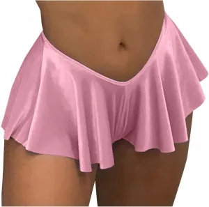 Yoga Shorts for Women Solid Color Stretchy Elastic Waisted Booty Hot Butt Lifting Shorts Slim Fit Gym Dance Shorts Clubwear