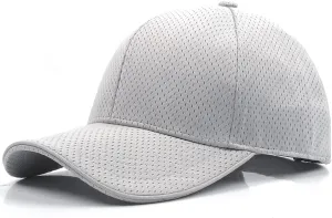 Zylioo XXL Oversize Baseball Mesh Cap,Large Structured Dad Cap,Adjustable Breathable Summer Hat